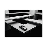 Aston Martin DB5 Modern Wall Art – Black-and-White Architectural Car Print