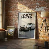 Aston Martin DB5 Vantage Wall Poster – Everlasting Refinement Heritage Wall Print