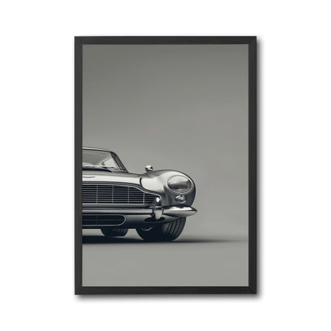 Aston Martin Nostalgic Car Front View Décor Poster | Timeless Car Wall Poster