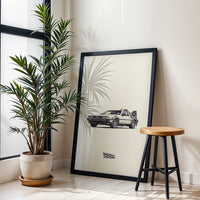 Back to the Future DeLorean Retro Décor Poster – Timeless Movie Car Home Wall Décor