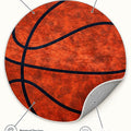 Basketball Kids Round Rug – features