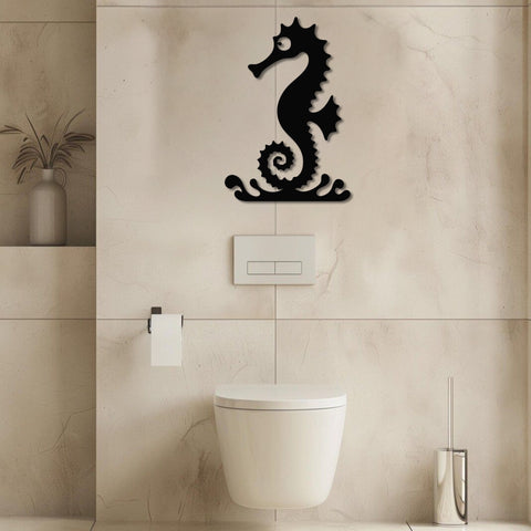 Sea Horse Metal Wall Art