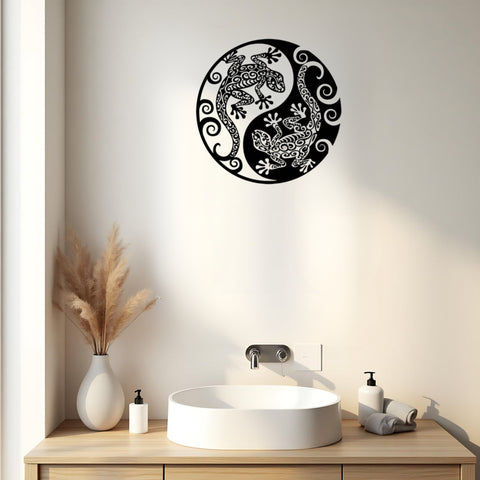 Gecko Metal Wall Art