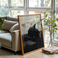 Batman Cinematic Silhouette Print | Dark Knight Wall Poster
