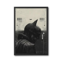 Batman Cinematic Silhouette Print | Dark Knight Wall Poster