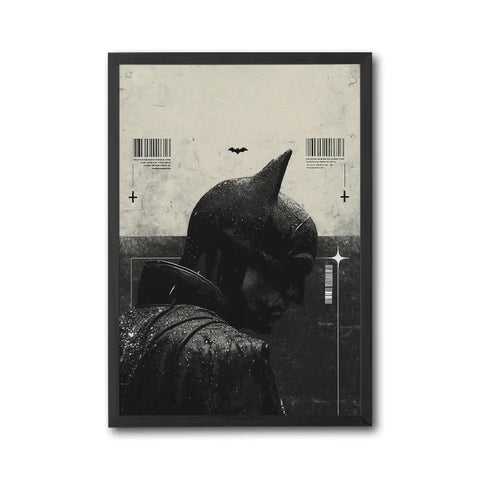 Batman Cinematic Silhouette Print | Dark Knight Wall Poster