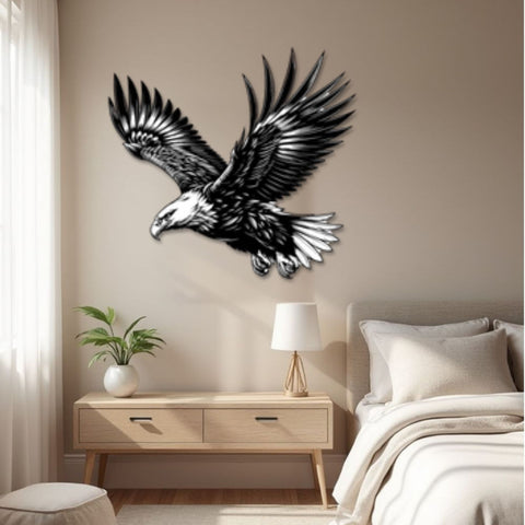 Majestic Eagle Metal Wall Art