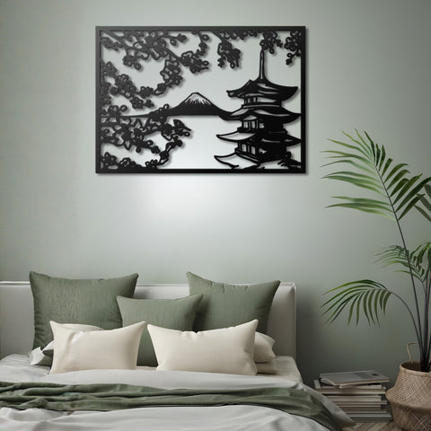 Fuji Mountain Metal Wall Art