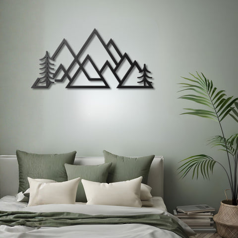Mountain Metal Wall Art