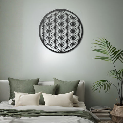 Life Of Flower Metal Wall Art Decor