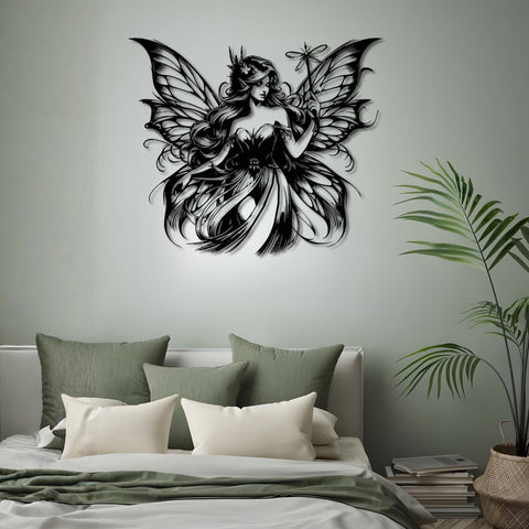 Enchanted Fairy Metal Wall Art