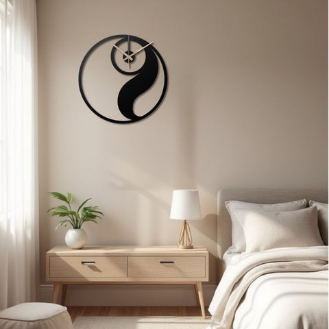 Modern Large Metal Wall Clock