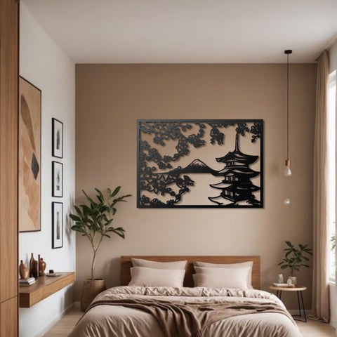 Fuji Mountain Metal Wall Art