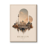 Berlin Cityscape Vintage Wall Art – Germany Travel Poster Print