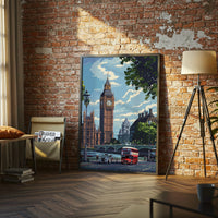 Big Ben London Cityscape Aesthetic Wall Décor Wall Poster Print