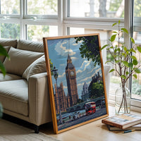 Big Ben London Cityscape Aesthetic Wall Décor Wall Poster Print