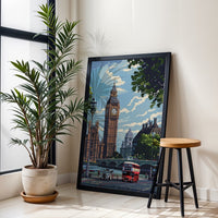 Big Ben London Cityscape Aesthetic Wall Décor Wall Poster Print
