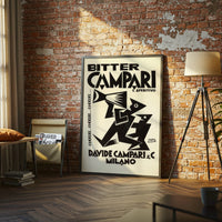 Bitter Campari Nostalgic Décor Poster Wall Print – Retro Italian Aperitivo Print