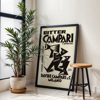 Bitter Campari Nostalgic Décor Poster Wall Print – Retro Italian Aperitivo Print