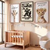Bitter Campari Vintage Typography Wall Art – Black Cream Aperitivo Ad