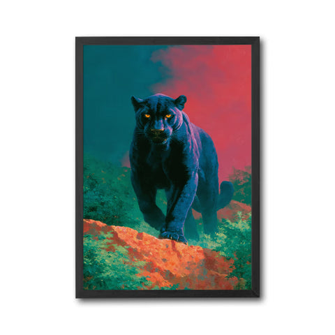 Black Panther Aesthetic Wall Print Wall Poster Print