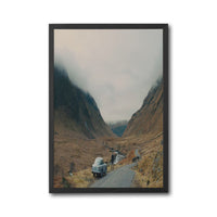 BMT 216A Aston Martin Cinematic Mountain Landscape Wall Print Décor Poster