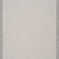 Border Modern Kitchen Rug – Charcoal & Ecru