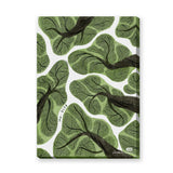 Botanical Modern Wall Art – Green Tree Canopy Watercolor Print