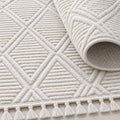 Boucle Modern Area Rug – texture close-up