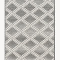 Boucle Scandinavian Area Rug – Gray
