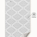 Boucle Scandinavian Area Rug – Off White – features