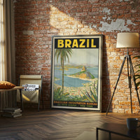 Brazil Heritage Travel Wall Poster Home Art – Retro South America Print