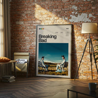 Breaking Bad Décor Poster, Breaking Bad TV Series Print, Breaking Bad Wall Décor, TV Series Poster, Breaking Bad Poster Print