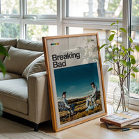 Breaking Bad Décor Poster, Breaking Bad TV Series Print, Breaking Bad Wall Décor, TV Series Poster, Breaking Bad Poster Print