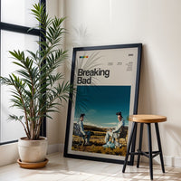 Breaking Bad Décor Poster, Breaking Bad TV Series Print, Breaking Bad Wall Décor, TV Series Poster, Breaking Bad Poster Print
