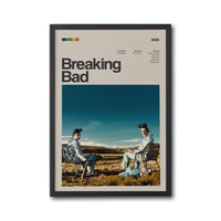 Breaking Bad Décor Poster, Breaking Bad TV Series Print, Breaking Bad Wall Décor, TV Series Poster, Breaking Bad Poster Print