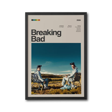 Breaking Bad Décor Poster, Breaking Bad TV Series Print, Breaking Bad Wall Décor, TV Series Poster, Breaking Bad Poster Print