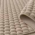 Bubble Modern Plush Area Rug – Brown – texture close-up