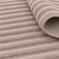 Bubble Modern Plush Area Rug – Burgundy – texture close-up