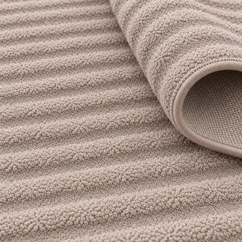 Bubble Modern Plush Area Rug – Burgundy – texture close-up
