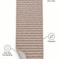Bubble Modern Plush Area Rug – Burgundy – features