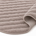 Bubble Modern Plush Area Rug – Taupe – texture close-up