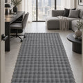 Bubble Modern Shag Area Rug in a office