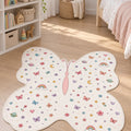 Butterfly Kids Area Rug in a nursery