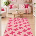 Butterfly Kids Area Rug in a living room