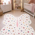 Butterfly Kids Area Rug in a nursery