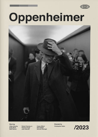 Oppenheimer 2023 Movie Décor Poster – Cinematic Home Wall Décor
