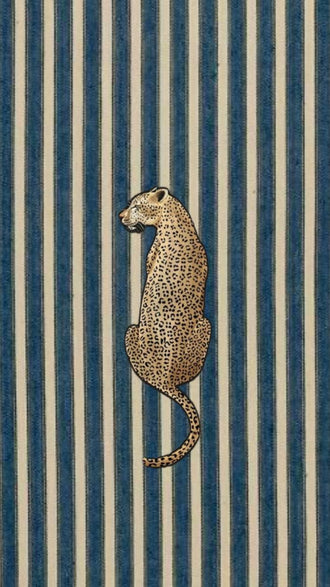 Aesthetic Leopard Illustration Wall Décor Poster