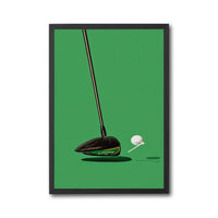 Callaway Golf Club Minimal Wall Poster | Contemporary Golf Wall Print