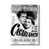 Casablanca Movie Vintage Wall Art – Black and White Film Print